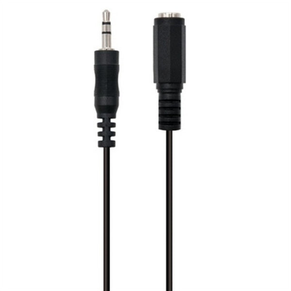 Jack -Audiokabel (3,5 mm) schwarzer Ewent