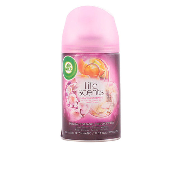 Raumspray Nachfüller Freshmatic Duplo Delicias de Verano Air Wick Life Scents Delicias del Verano (250 ml) (1 uds)