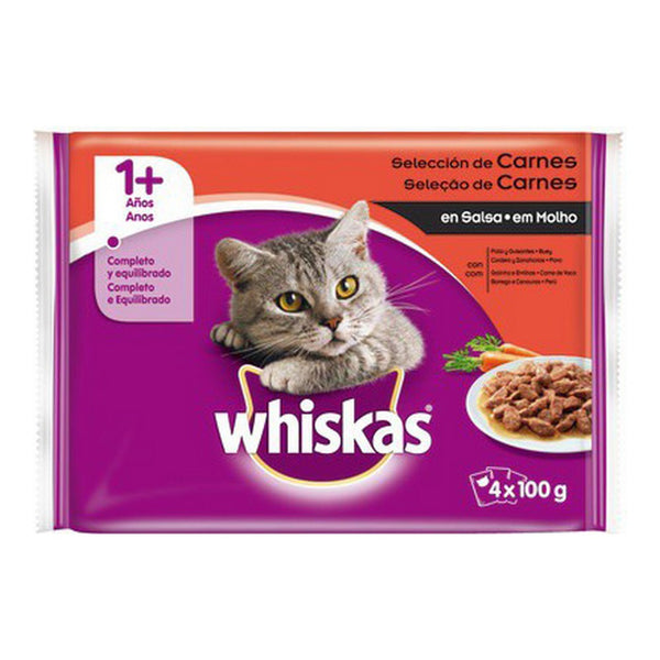 Cibo per gatti Whiskas (4 x 100 g)