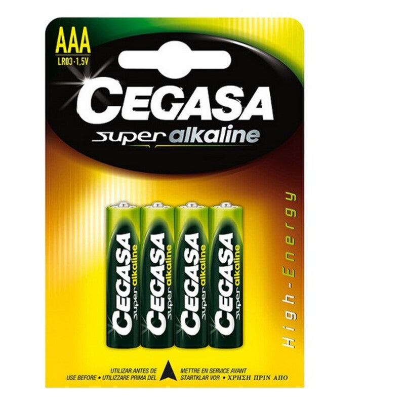 Alkaline LR03 Cegasa AAA 1,5 -V -Batterien (4 UDs)