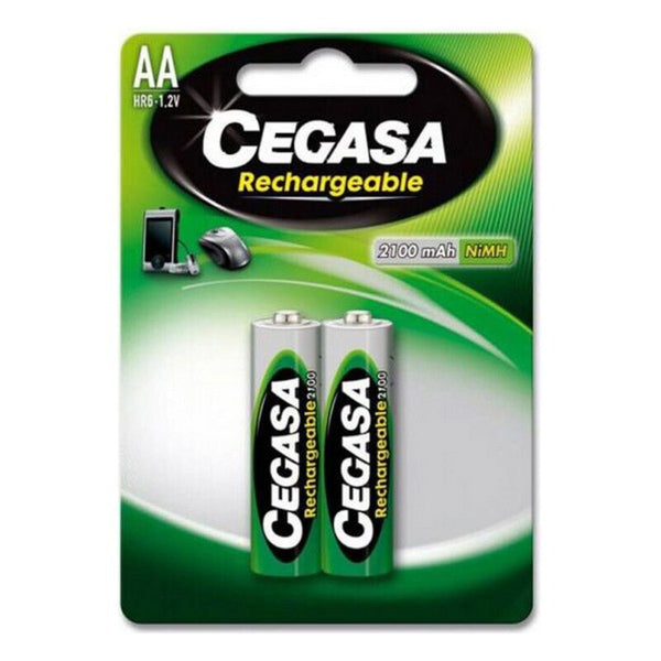 Cegasa HR6 2100 MAH wiederaufladbare Batterien (2 UDs)