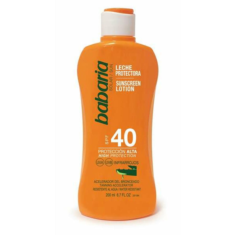 Crema Solare Babaria 8410412000482 F-40 Aloe Vera (200 ml)