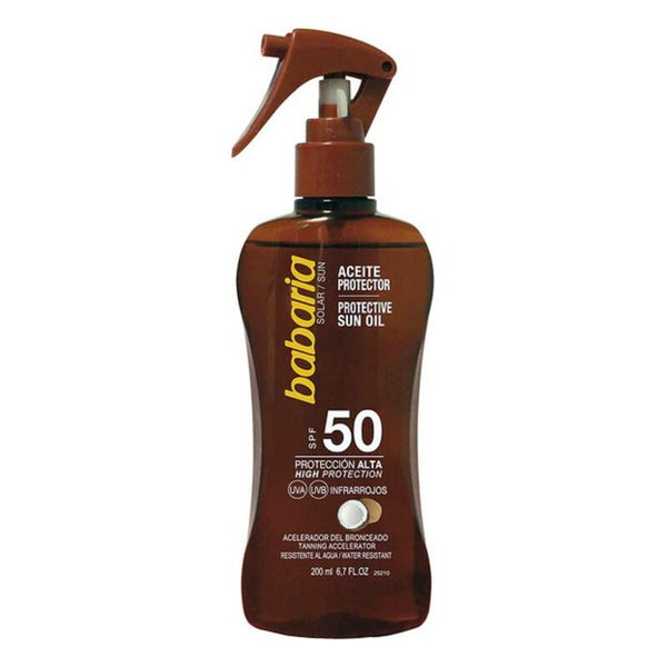 Olio Protettivo Babaria 8410412000642 F-50 Cocco (200 ml)