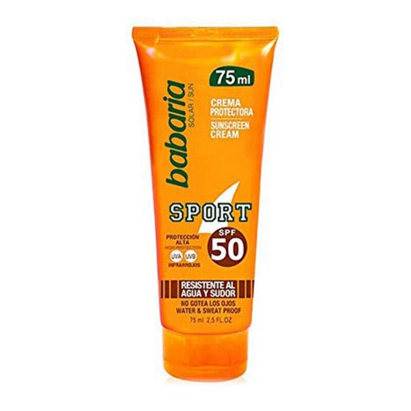 Loción para Deportistas Solar Sport Waterproof Babaria Spf 50 (75 ml)