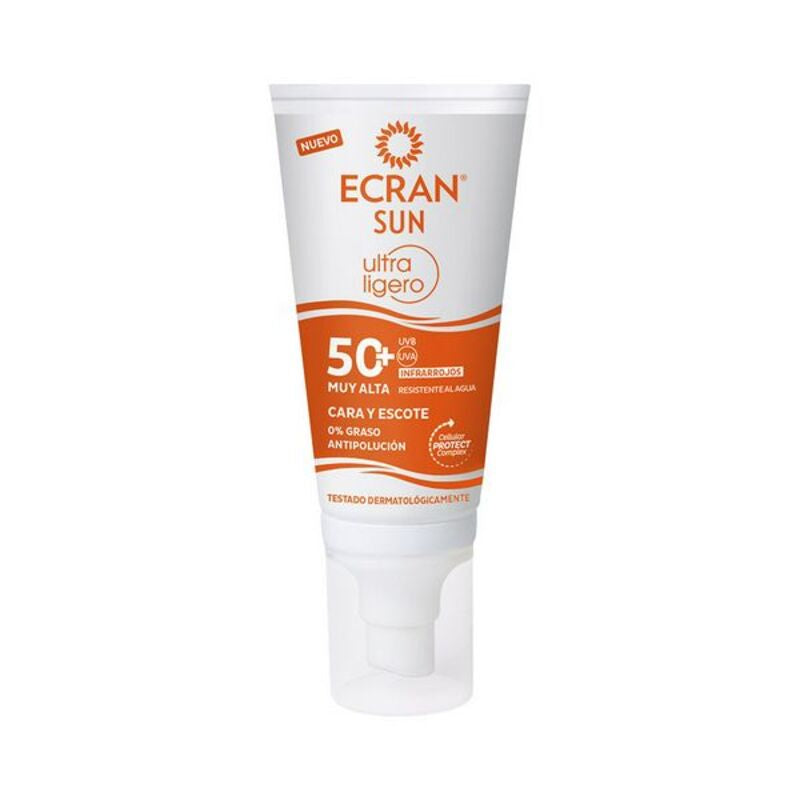 Crema Solare Ecran SPF 50+ (50 ml) Unisex Crema Solare (Ricondizionati D)