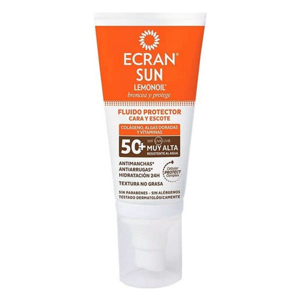 Protezione Solare Viso Sun Lemonoil Ecran SPF 50