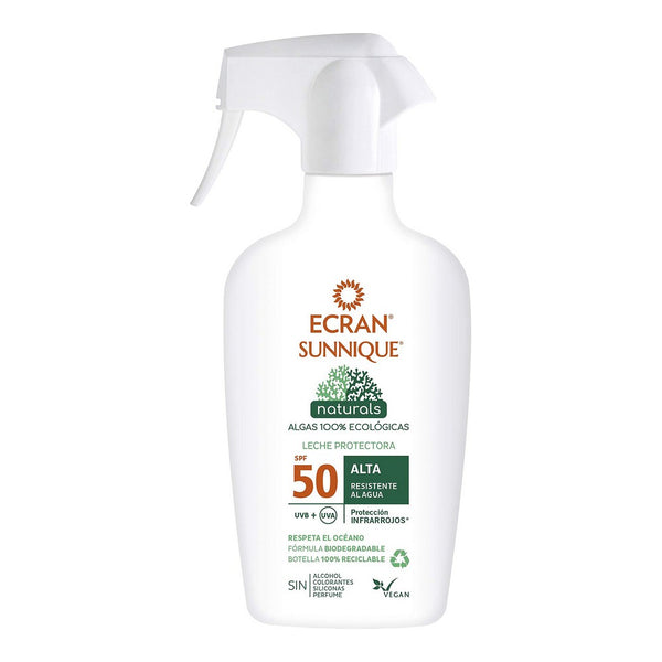 Körper-Sonnenschutzspray Ecran Sunnique Naturals Sonnenmilch Spf 50 (300 ml)