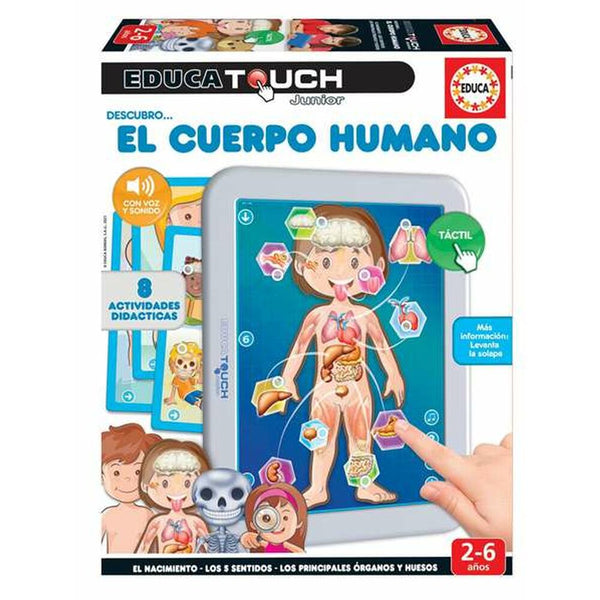 Tablette interactive pour les enfants educa educa touch junior: el cuerpo humano