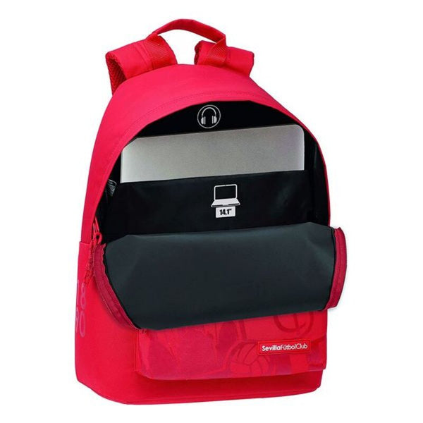 Sac à dos ordinateur portable Sevilla Fútbol Club 14,1 '' rouge