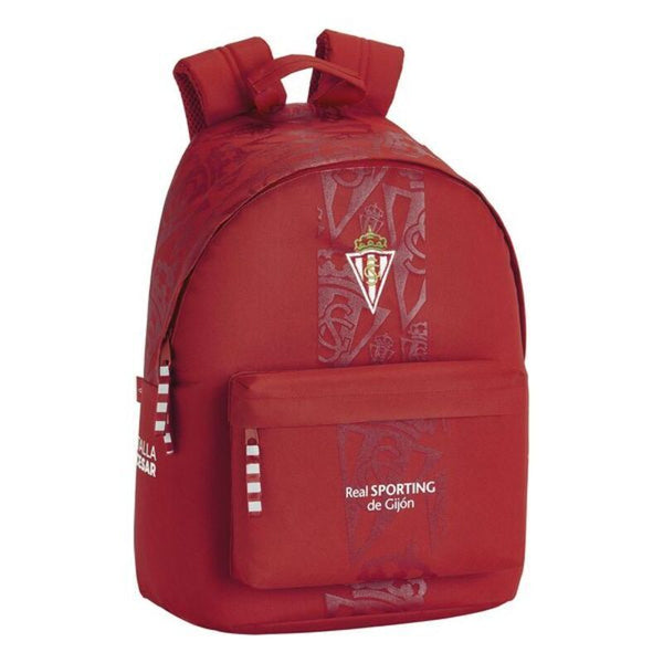 Ordinateur portable sac à dos réel sporting de gijón 14,1 '' rouge