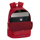 Ordinateur portable sac à dos réel sporting de gijón 14,1 '' rouge