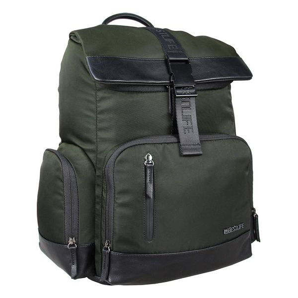 Sac à dos d'ordinateur portable Bestlife Vienne 14,1 '' Green