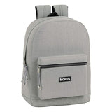 MOOS MOOS DE SACKPACHE D'ordinateur portable 15,6 '' Gris clair