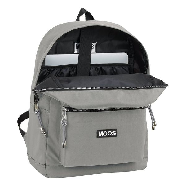 MOOS MOOS DE SACKPACHE D'ordinateur portable 15,6 '' Gris clair