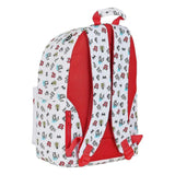 14.1 '' Backpack d'ordinateur portable en monopole blanc