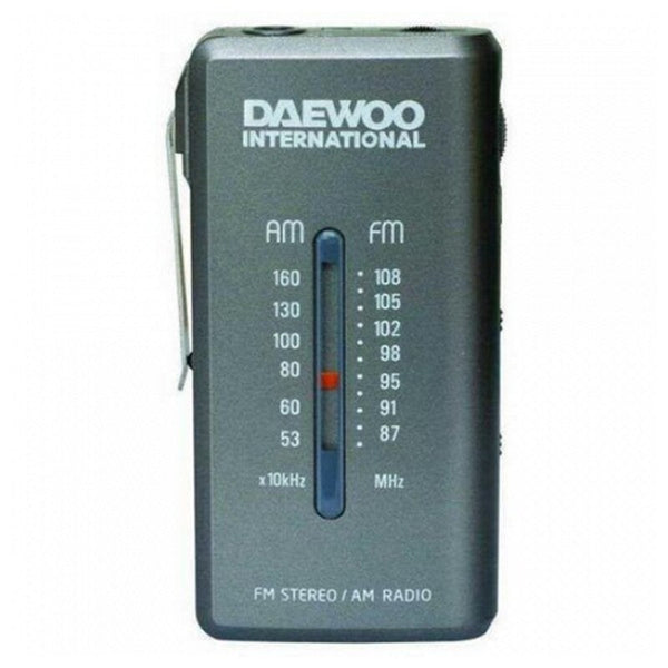 Radio Transistor Daewoo DRP-9 AM FM Nero