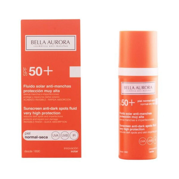 Fluido Solare Antimacchie Spf +50 Bella Aurora 3076 50+ (50 ml)