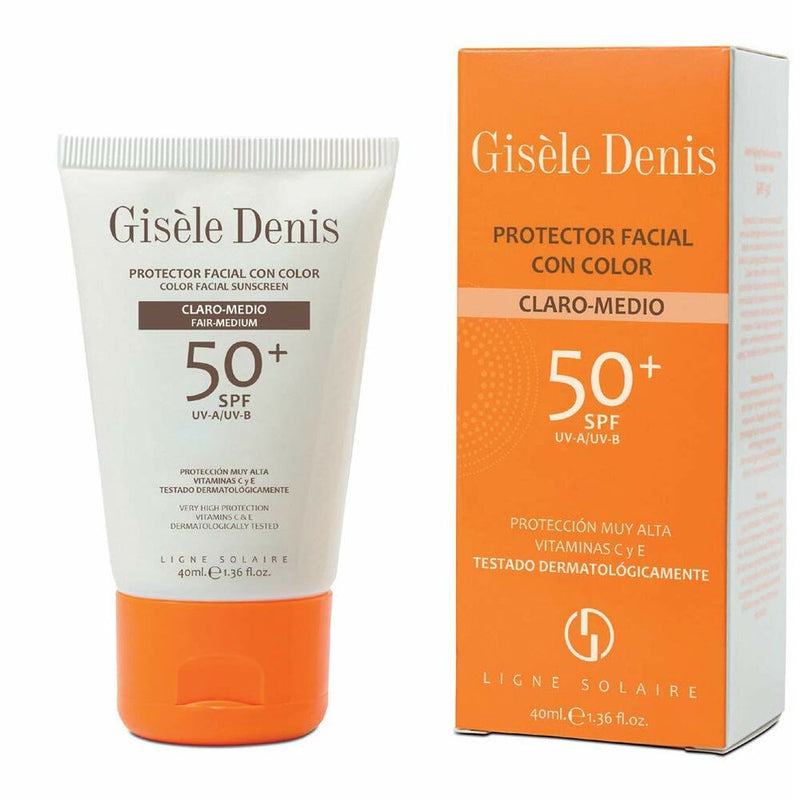 Protector Solar con Color Gisèle Denis SPF 50+ Fair medium (40 ml)