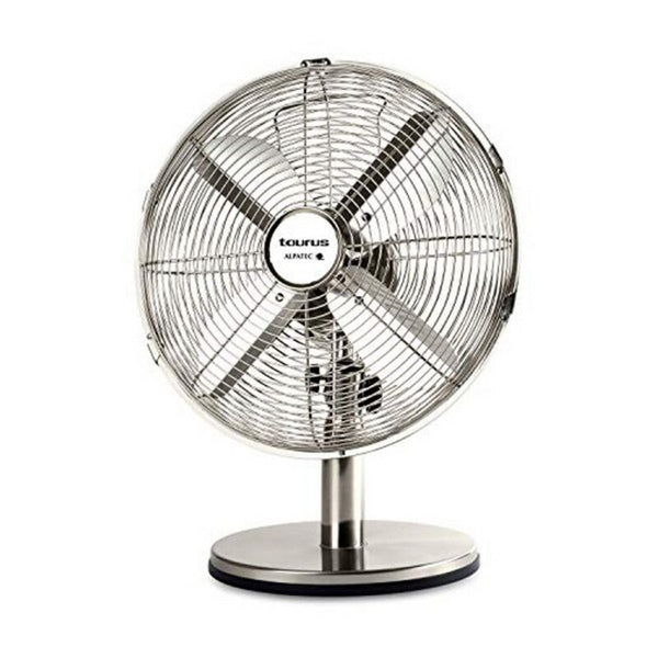 Ventilatore da Tavolo Taurus Boreal 12 Legend Ø 30 cm 35W Metallo Acciaio inossidabile