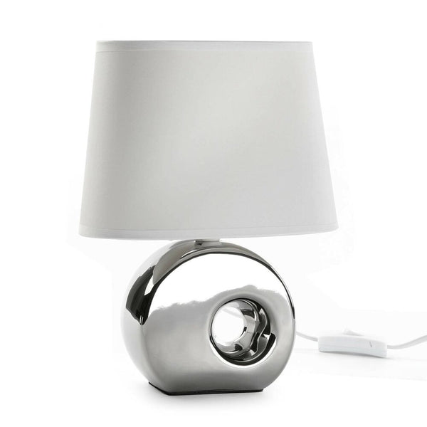 Lampada da tavolo Versa Grigio 40W E14 Ceramica (20 x 27 cm) - zannishop