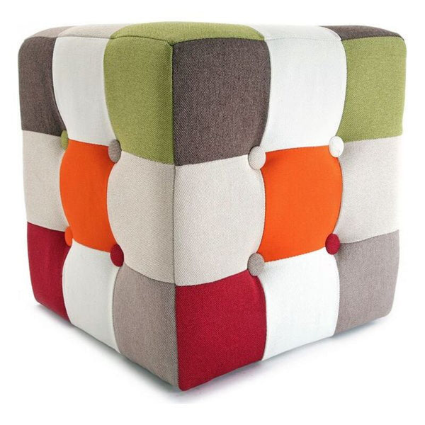 Sgabello Versa Patchwork  Cotone (35 x 35 x 35 cm)