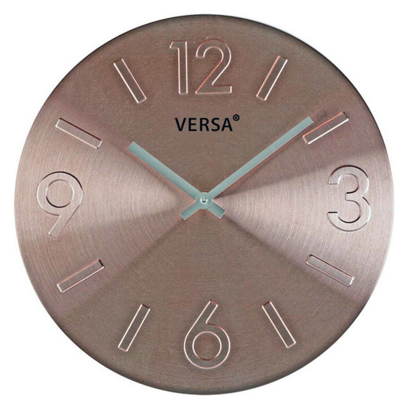 Viernes de reloj de pared Vierte aluminio (4 x 35.5 x 35.5 cm)