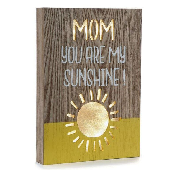 Scatola Decorativa Versa Mom Sunshine Legno (3,5 x 28 x 20 cm) - zannishop