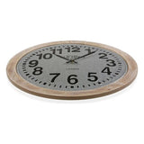 Reloj de pared vertido de madera de casco antiguo MDF (70 x 6 x 70 cm)