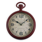 Reloj de pared de metal (28 x 5 x 22 cm)