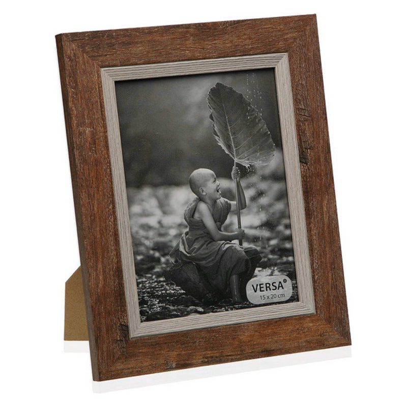 Cadre photo en bois MDF marron