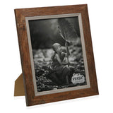 Cadre photo en bois MDF marron