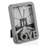 Portafoto Love Plastica Grigio - zannishop