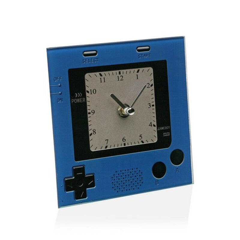 Reloj de mesa de vertido de vidrio (4 x 15 x 15 cm)