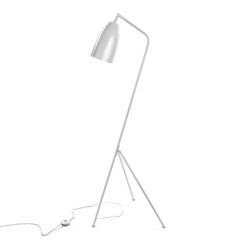 Lampada da Terra Versa Bianco Metallo (50 x 148 x 57 cm) - zannishop