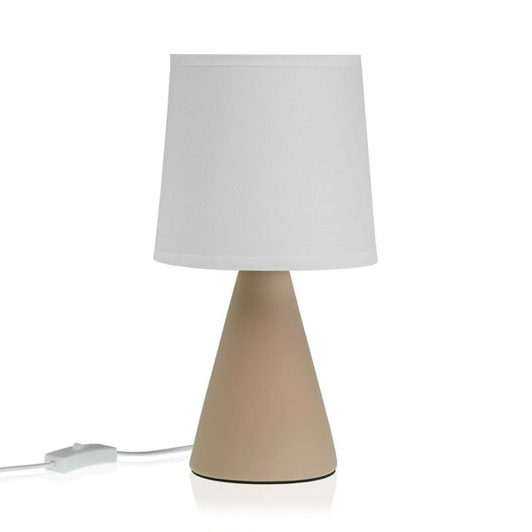 Lampada da tavolo Versa Beige Triangolo Ceramica (13 x 25 cm) - zannishop