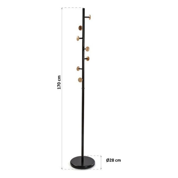 Appendiabiti Versa Metallo Legno di pino (28 x 170 x 28 cm)