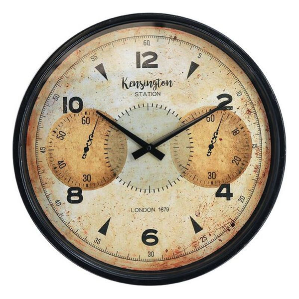 MDF/Reloj de vertido de madera de metal (39 x 5.2 x 39 cm)