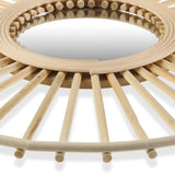 Specchio da parete Versa Rattan Bambù (2 x 50 x 50 cm) - zannishop