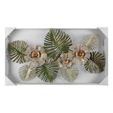 Decorazione da Parete Versa Floral Metallo (6,4 x 48,9 x 91,4 cm) - zannishop