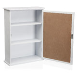 Kit di pronto soccorso Versa Bianco Da muro Legno MDF (13 x 47 x 33 cm) - zannishop