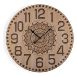 Montre murale en bois (3 x 58 x 58 cm)