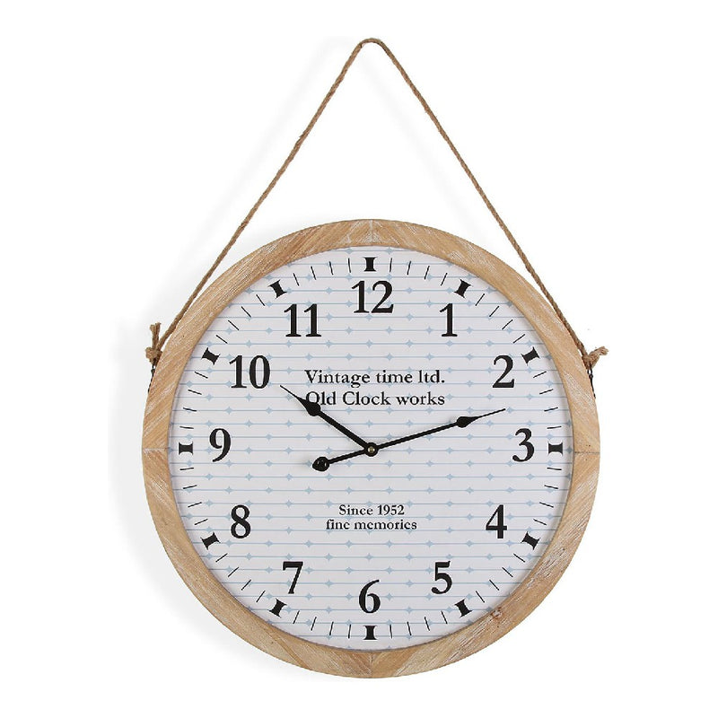 Wall Watch Verser en bois métallique vintage MDF (53 x 5 x 53 cm)