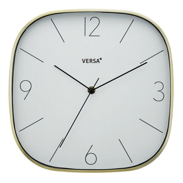 Wall Watch Verser en aluminium doré (4,3 x 29 x 29 cm) (4,3 x 29 x 29 cm)