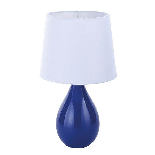 Lampada da tavolo Versa Aveiro Azzurro Ceramica (20 x 35 x 20 cm) - zannishop