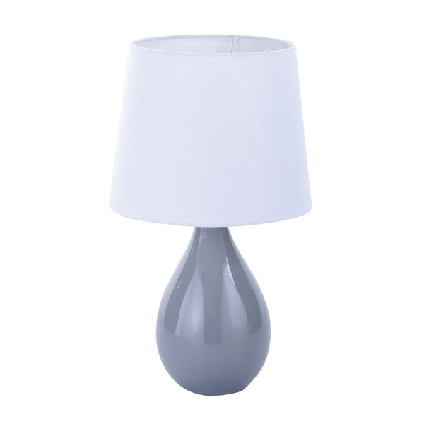 Lampada da tavolo Versa Cozy Grigio Ceramica (20 x 35 x 20 cm) - zannishop