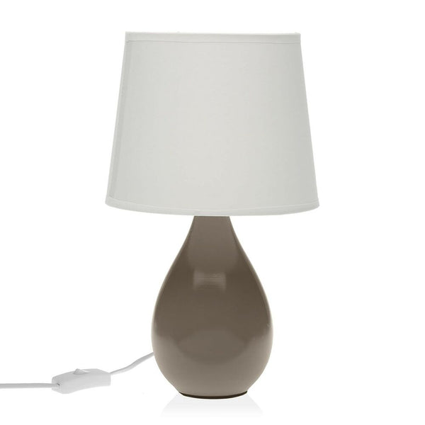 Lampada da tavolo Versa Cozy Beige Ceramica (20 x 35 x 20 cm) - zannishop