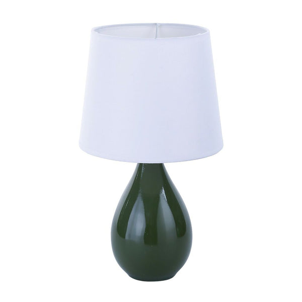 Lampada da tavolo Versa Roxanne Verde Ceramica (20 x 35 x 20 cm) - zannishop