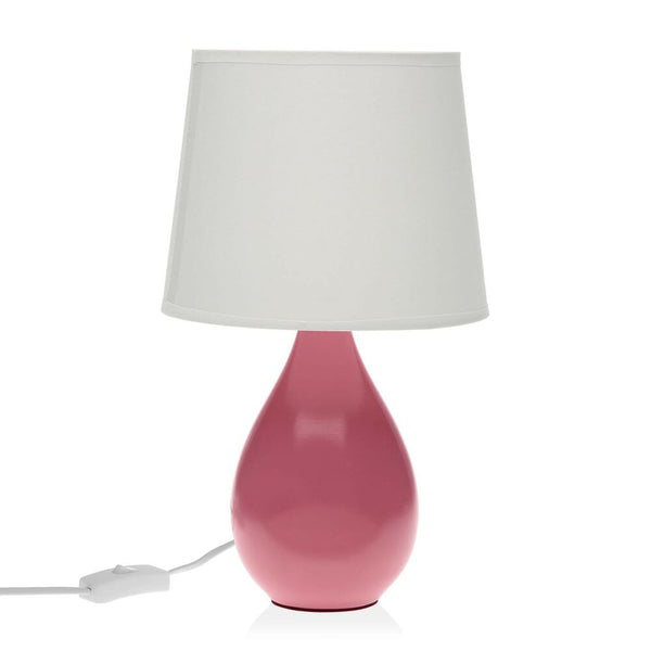 Lampada da tavolo Versa Roxanne Rosa Ceramica (20 x 35 x 20 cm) - zannishop