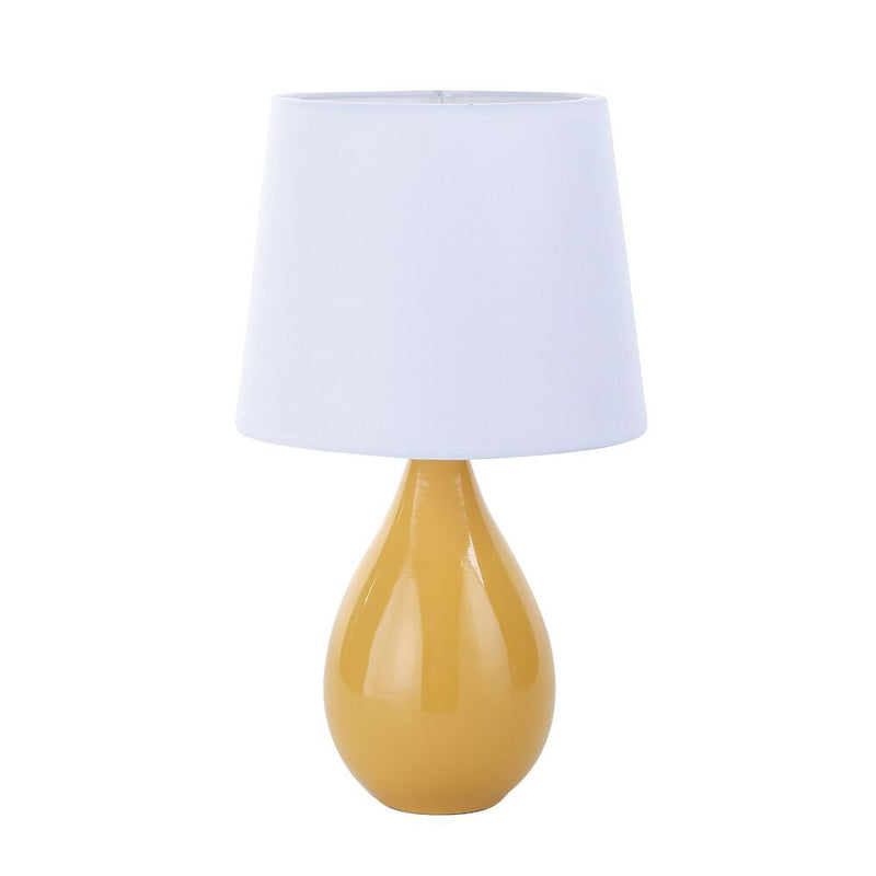 Lampada da tavolo Versa Roxanne Ocra Ceramica (20 x 35 x 20 cm) - zannishop