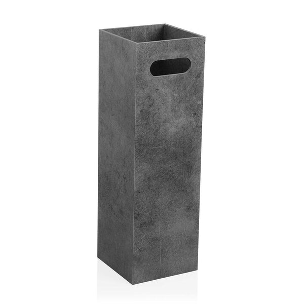 Porte-bois gris MDF (15 x 48,5 x 15 cm)